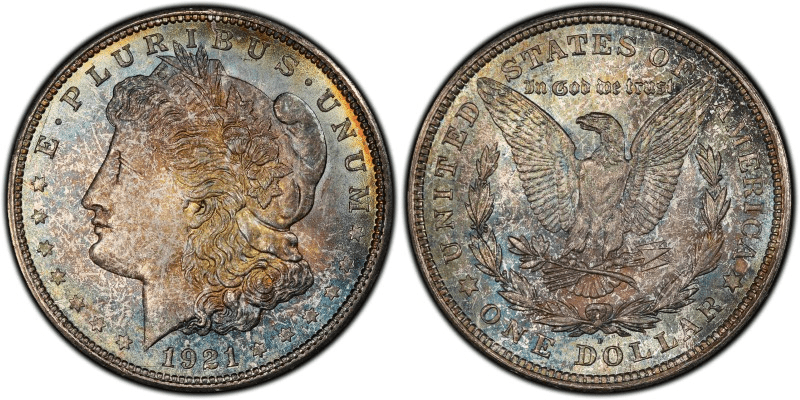 1921-D Morgan Silver Dollar Regular Strike