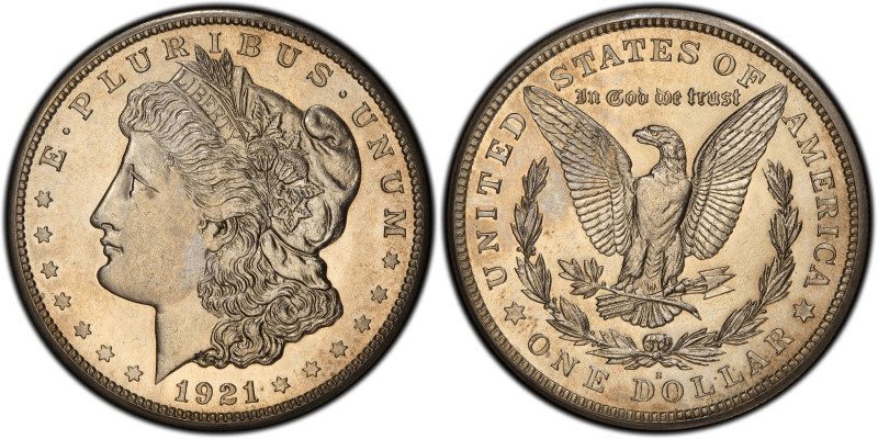 1921-S Zerbe Morgan Silver Dollar Special Strike