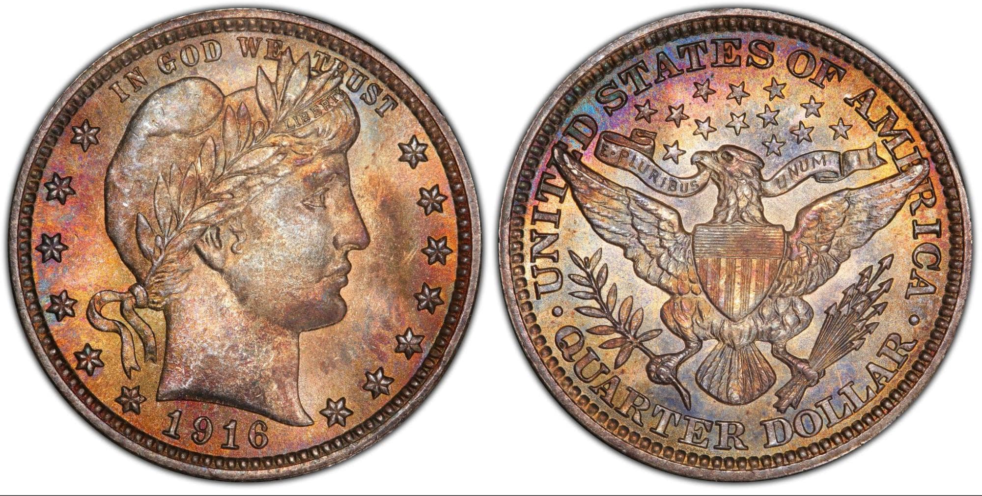1916 Barber Quarter