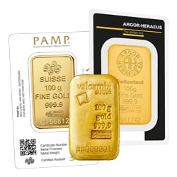 100 Gram Gold Bars-image