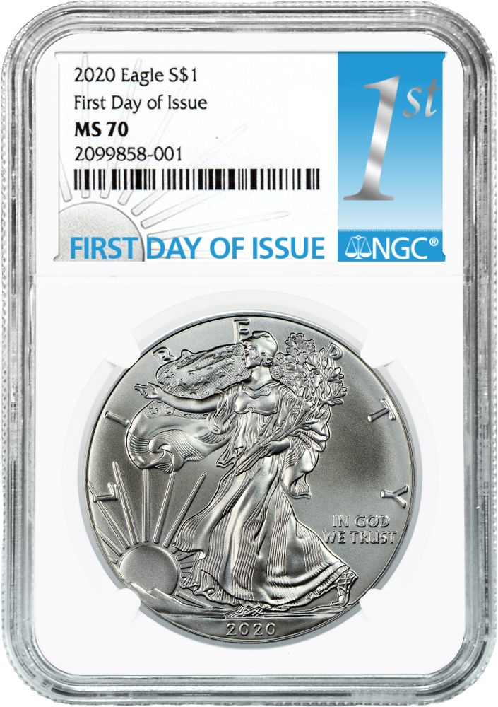 NGC Graded American Silver Eagle Coins-image