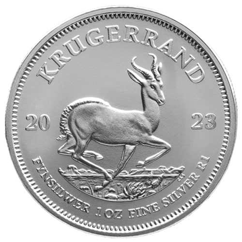South African Silver Krugerrand Coins-image