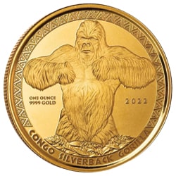 Congo Gorilla Gold Coins-image