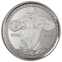 Congo Gorilla Silver Coins-image