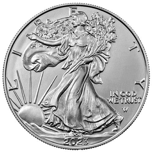 Silver American Eagles-image