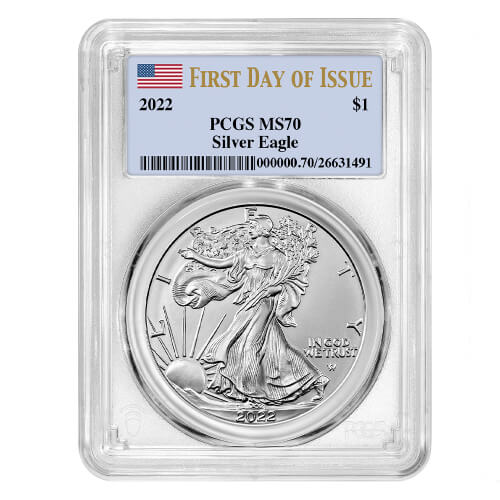 Graded Silver American Eagle Coins-image