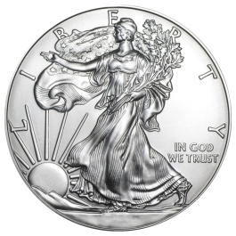 1 oz American Silver Eagle Coin - Random Year