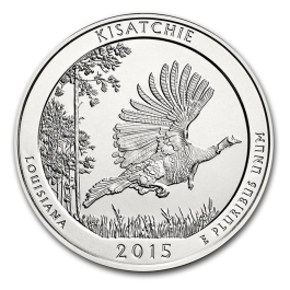 2015 Kisatchie 5 oz Silver Coin - America The Beautiful