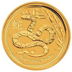 2013 2 oz Year of the Snake Gold Coin | Lunar Series