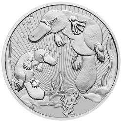 2021 2 oz Australian Piedfort Platypus & Baby