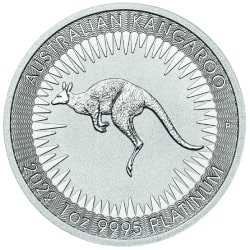 2022 1 oz Australian Platinum Kangaroo Coin BU