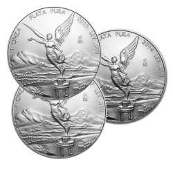 Mexican Libertad Silver Coins 1 oz - Random Year