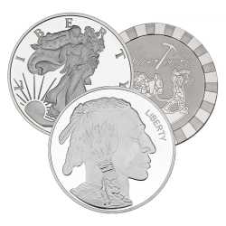5 oz Silver Rounds - Design Our Choice