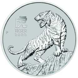 2022 1 oz Year of the Tiger Platinum Coin | Perth Mint Lunar Series III