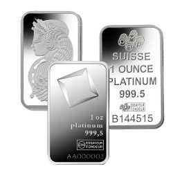 1 oz Platinum Bars - Design Our Choice