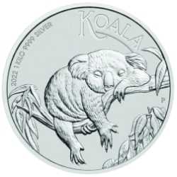 2022 1 Kilo Australian Koala Silver Coin BU