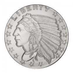 1/4 oz Silver Rounds | Incuse Indian