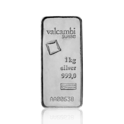1 Kilo Valcambi Silver Bar