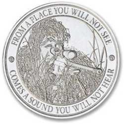 1 oz Sniper Silver Round
