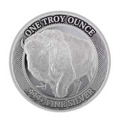 1 oz MintID Buffalo Silver Round (AES-128 Encrypted)