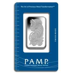 1 oz Pamp Suisse Platinum Bar - In Assay