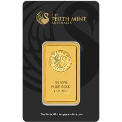 1 oz Perth Mint Gold Bar - In Assay 1 oz Perth Mint Gold Bar - In Assay