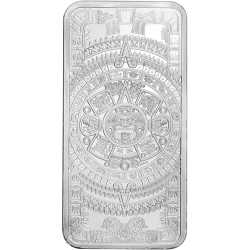 10 oz Aztec Calendar Silver Bar
