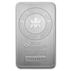 10 oz Royal Canadian Mint (RCM) Silver Bar