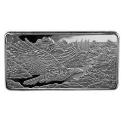 10 oz RMC Silver Bar - The Soaring Eagle
