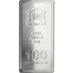 100 oz Academy Silver Bars