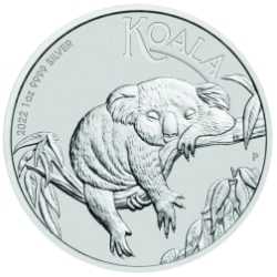 2022 1 oz Australian Silver Koala Coin BU