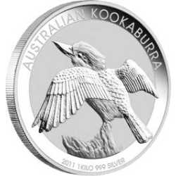 2011 1 Kilo Australian Kookaburra Silver Coin