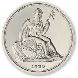 2 oz 1836 Gobrecht Dollar Tribute Silver Round