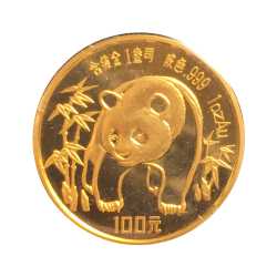 1986 1 oz Gold Chinese Panda Coin - In Original Mint Packaging