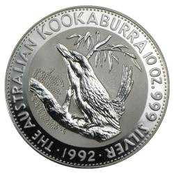 1992 10 oz Australian Kookaburra Silver Coin