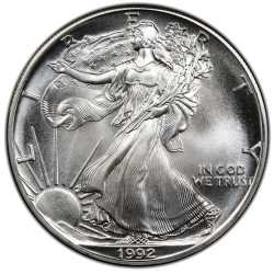 1992 American Silver Eagle Coin
