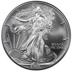 1993 American Silver Eagle Coin
