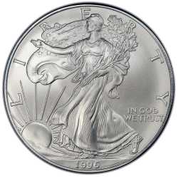 1996 American Silver Eagle Coin
