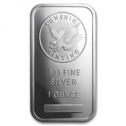 1 oz Sunshine Mint Silver Bar