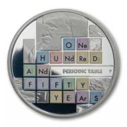 2019 Tuvalu 1 oz Periodic Table Silver Proof Coin