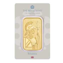 Buy 1 oz British Royal Mint Gold Britannia Bars | Lowest Price
