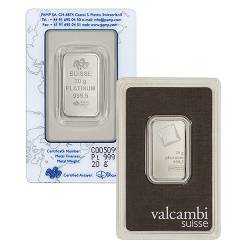 20 Gram Generic Platinum Bars