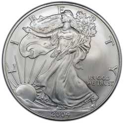 2004 American Silver Eagle Coin