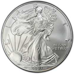 2007 Silver American Eagle Coin