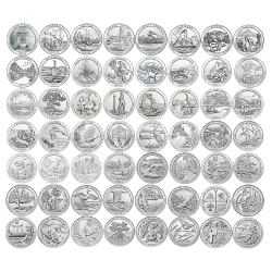 2010-2021 Burnished Silver America the Beautiful 56 Coin Set