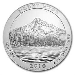 2010 5 oz Silver ATB - Mount Hood America The Beautiful