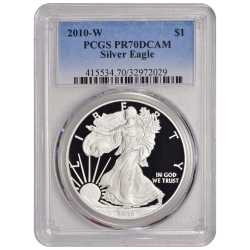2010-W PCGS PR-70 American Silver Eagle Proof Coin
