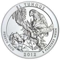 2012 Silver 5 oz El Yunque America The Beautiful