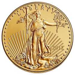 2012 1 oz American Gold Eagle Coin BU