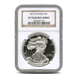 2013-W NGC PF-70 American Silver Eagle Proof Ultra Cameo